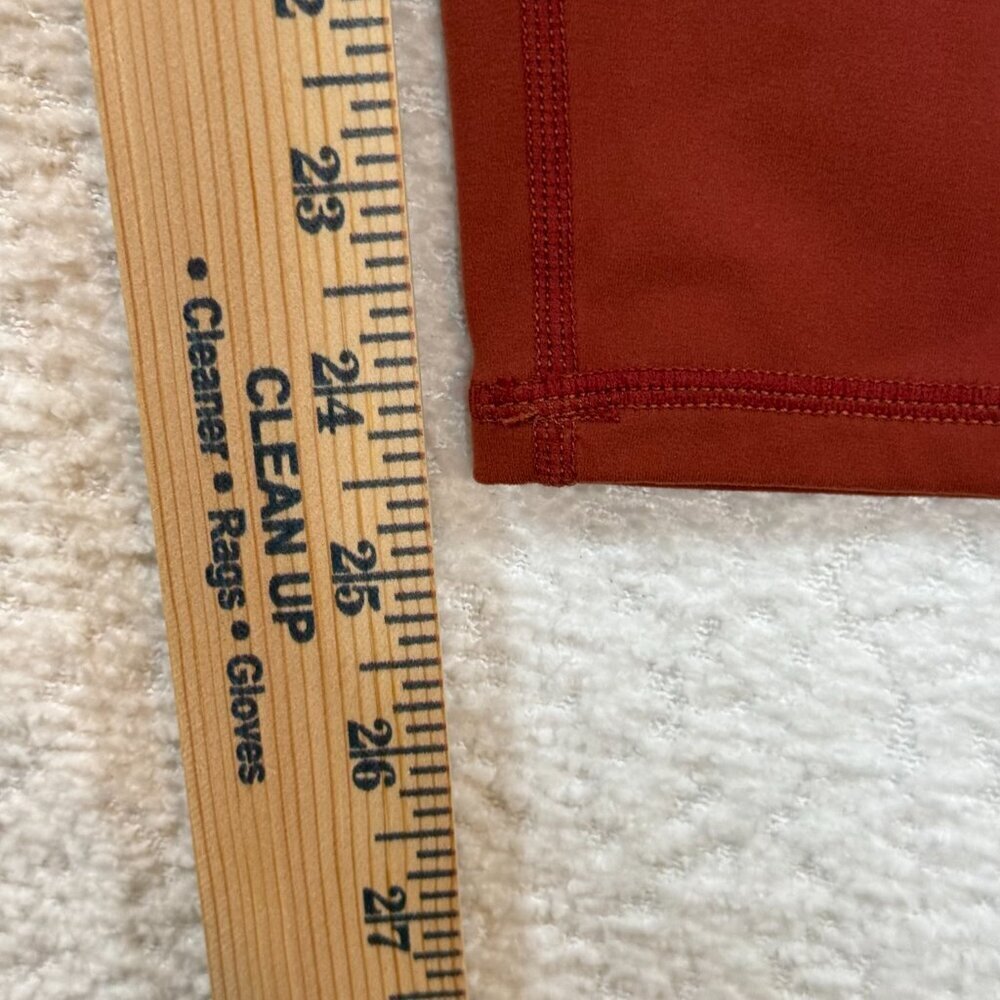 Kittenish womens burnt orange leggings size large gym workout yoga - Picture 7 of 9
